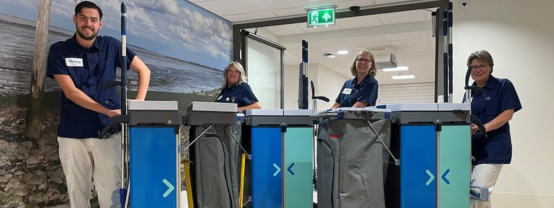 FrisiusMC Leeuwarden Facilitair schoonmaakkar 4 collega's