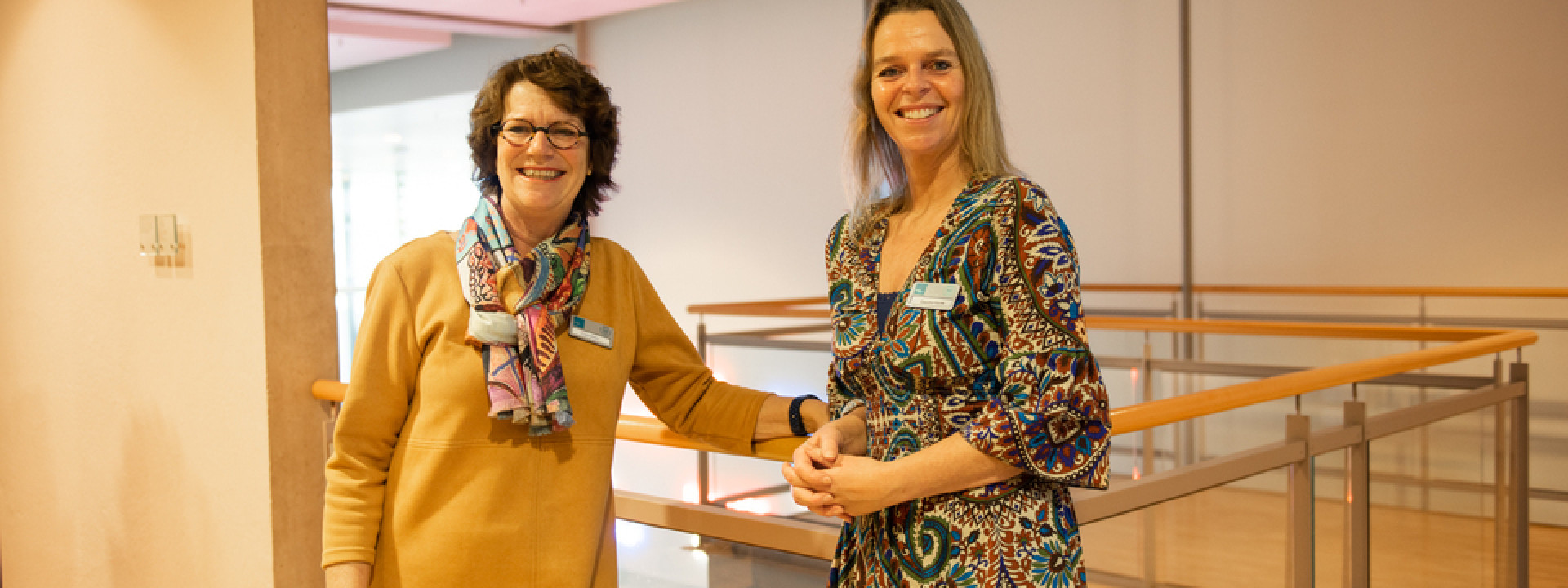 MCL ziekenhuis Leeuwarden vrijwilligers op de gang